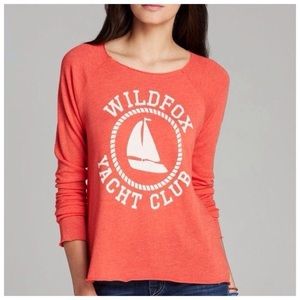 WIldfox Orange Yacht Club Long Sleeve Size Large